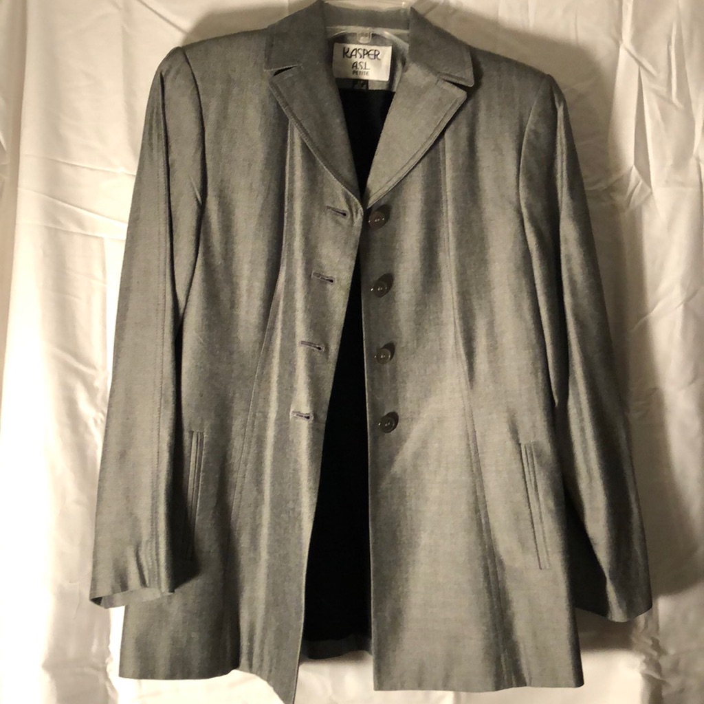 Gray Lined Blazer